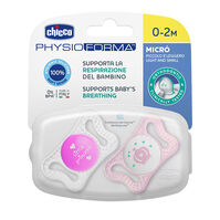 Chupete Physio Micrò Silicona Rosa 0-2 Meses 2ud.-200263 Chupete Physio Micrò Silicona Rosa 0-2 Meses 2ud.-200263 1
